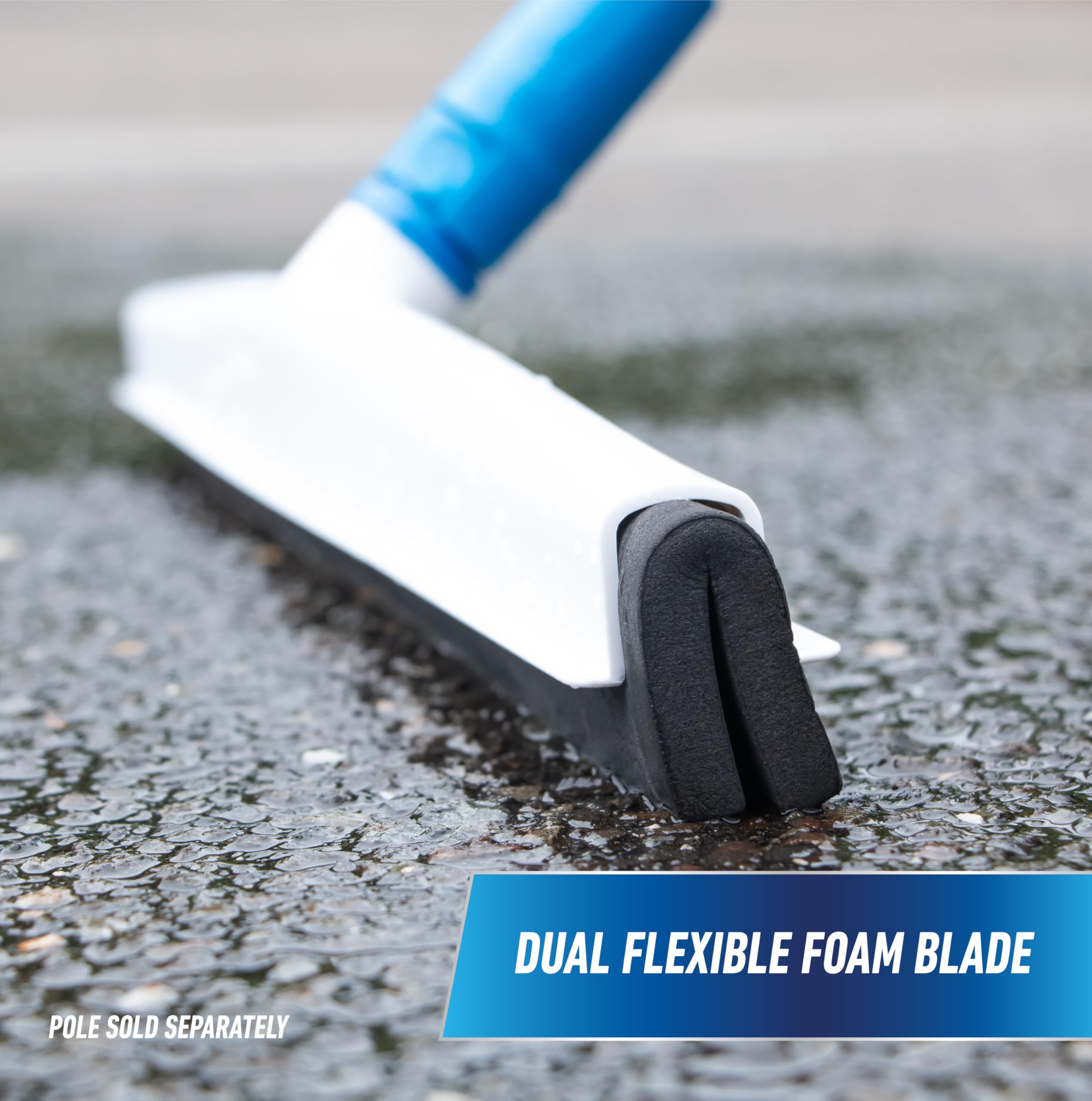 Unger - 961350 Professional AquaFlex Uneven Surface Floor Squeegee with Splash Guard, 22" - Image 3