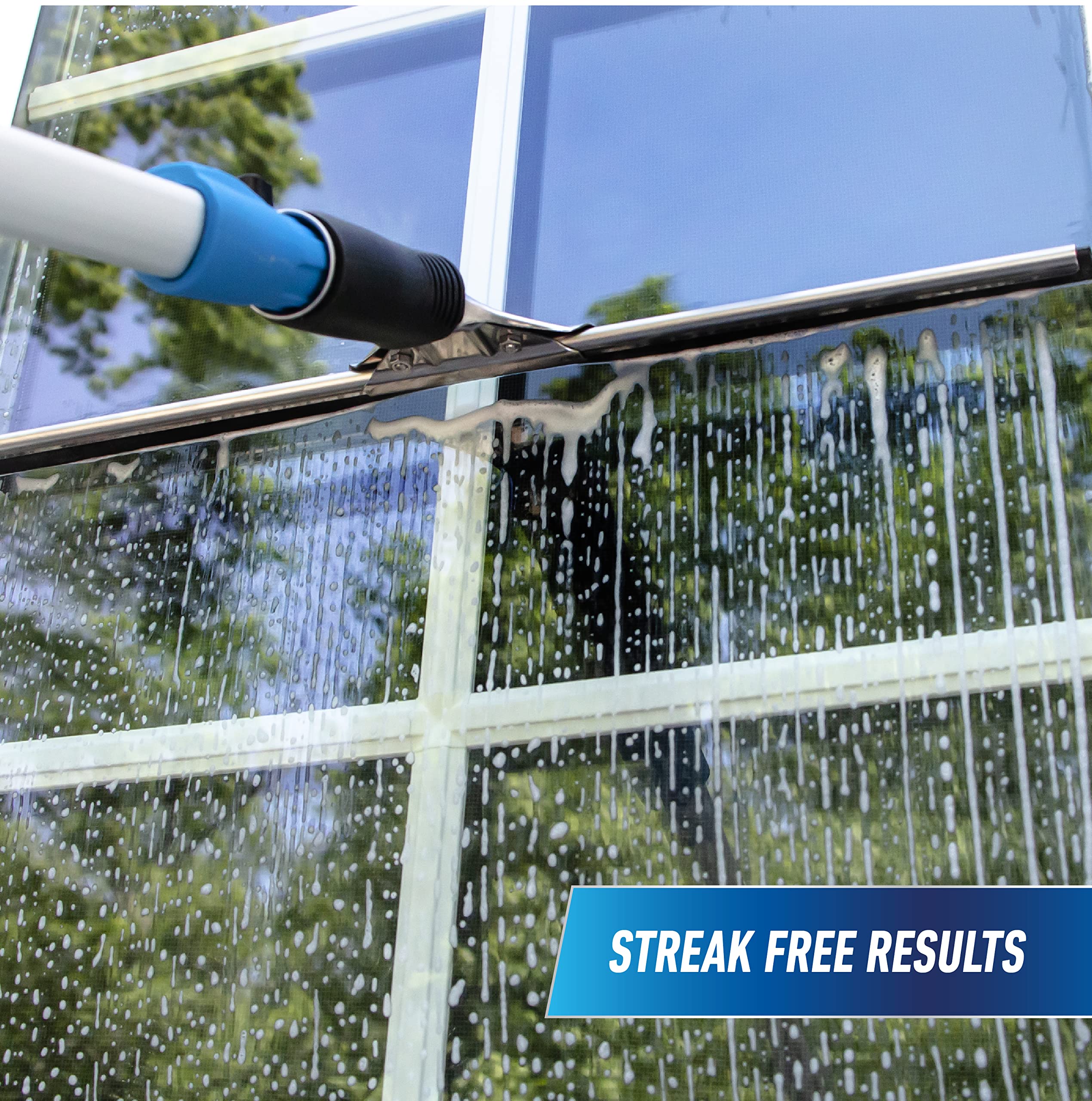 Unger Professional Streak-Free EasyGlide Glass Cleaner Concentrate, 32 oz – Ammonia-Free, Makes 25 Gallons of Solution , Safe for Tinted Windows, LOW-E Glass, Windshields & Mirrors - Image 3